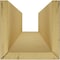 Ekena Millwork 3-Sided (U-beam) Rough Sawn Endurathane Faux Wood Ceiling Beam, Premium Mahogany, 4"W x 8"H  x 16'L BMRS3C0040X080X192ZM - alternate 4